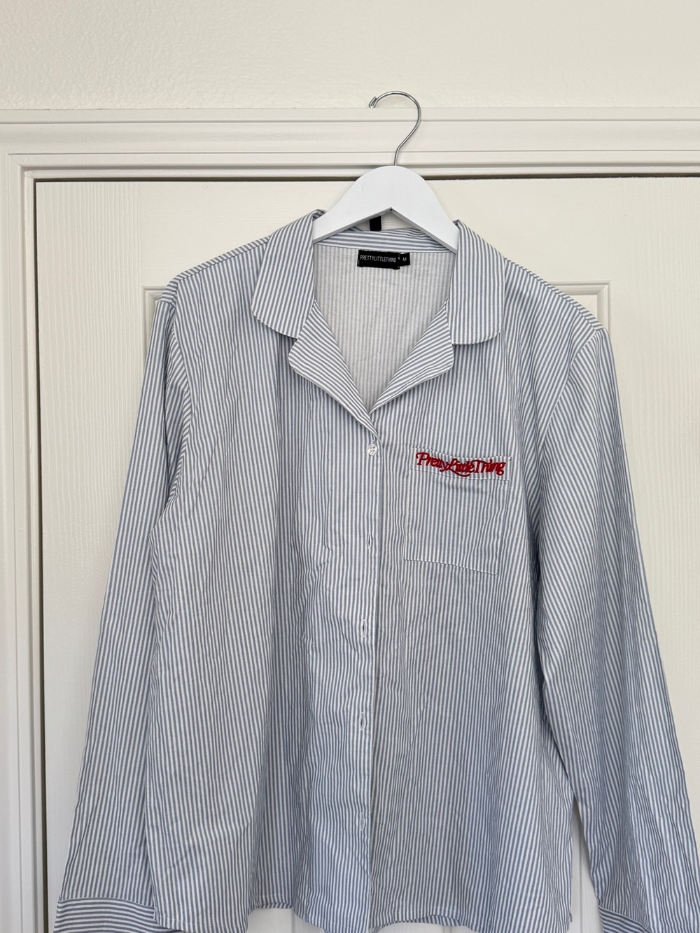 Women’s striped button-down